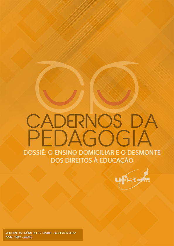 					Visualizar v. 16 n. 35 (2022): Dossiê: "O Ensino Domiciliar e o desmonte dos direitos à educação"
				